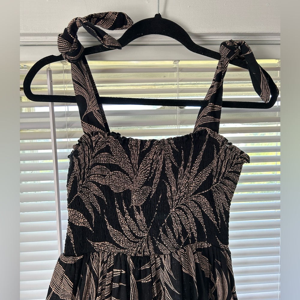 Women’s Accessorize Long Dress Rouched Top - Size Medium - Picture 2 of 5